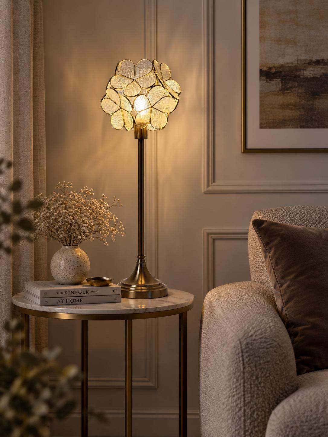 Vintage flower lamp - Etsy 日本