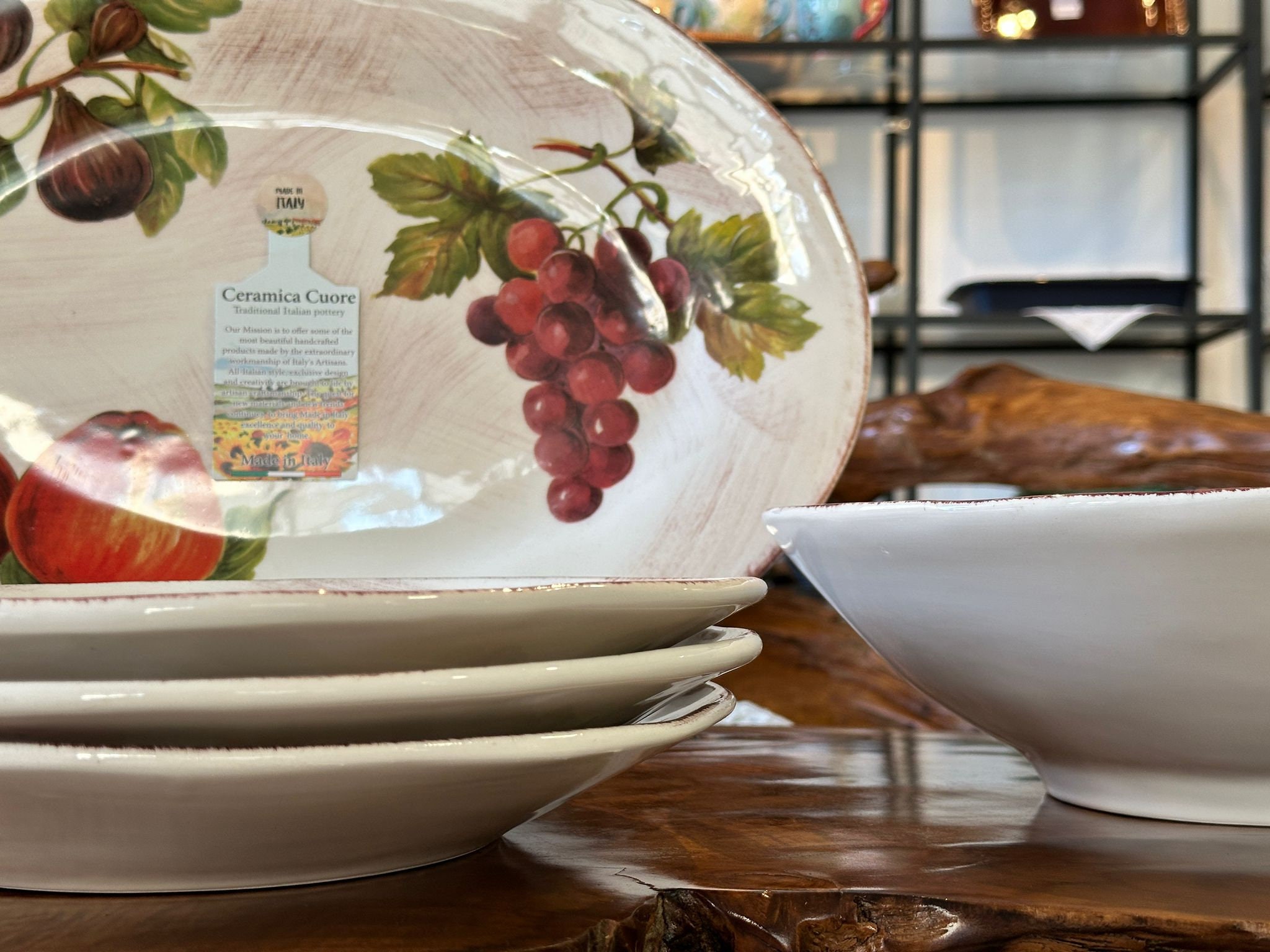Porzellan Teller Rose – Obstteller & Dessertplatte, Keramik Für Kuchen, Gebäck & Deko, Spülmaschinenfest