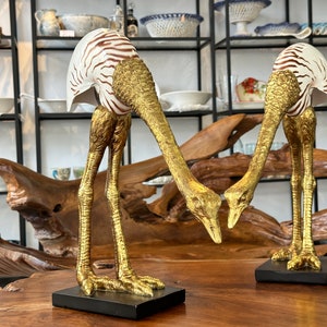 Ostrich Statue / Figurine / Decoration / Creative Ostrich Statue / Table Decoration / Gift / Animals