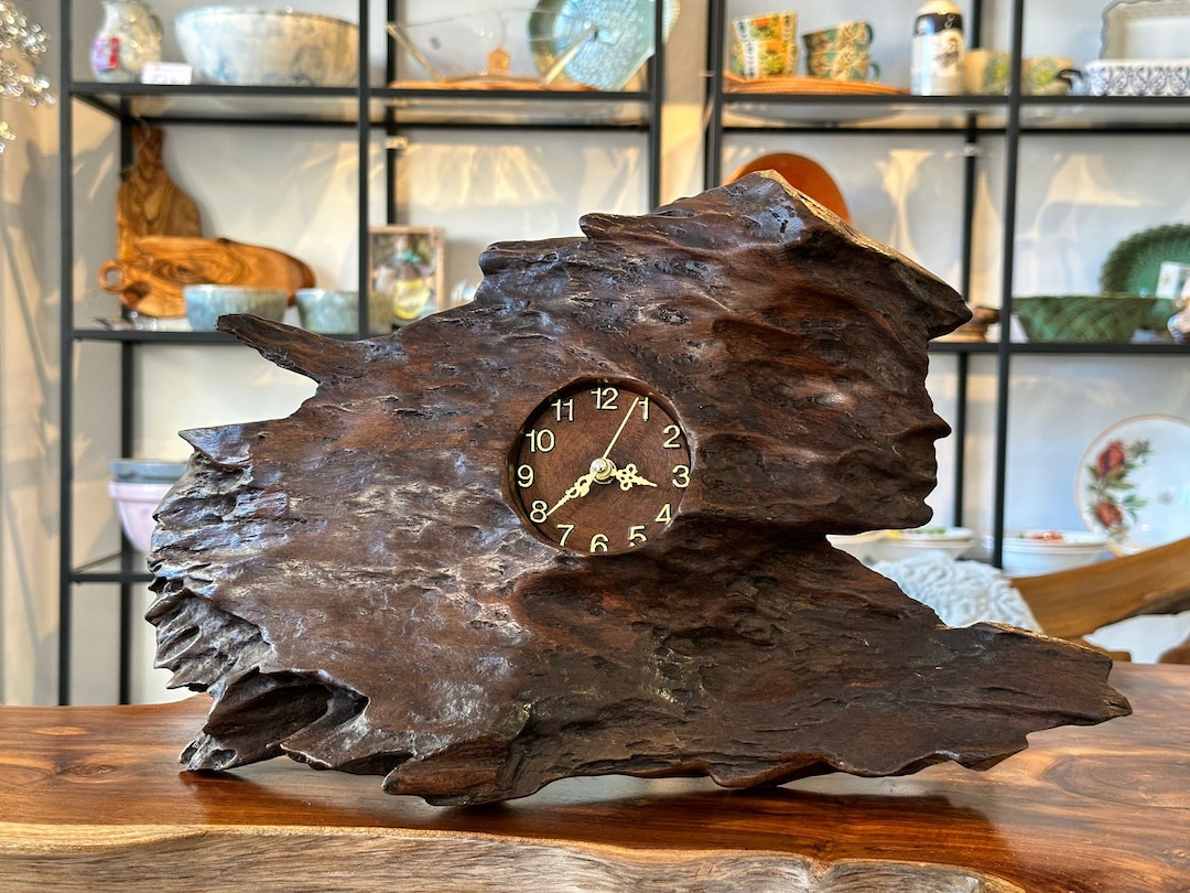 Clock / Table Clock Made of Wood / Wooden Clock / Handmade From ...