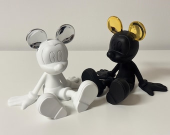 Mickey Mouse Style Figurine – cartoon mouse statue – creative home decor accent – modern decorative figure