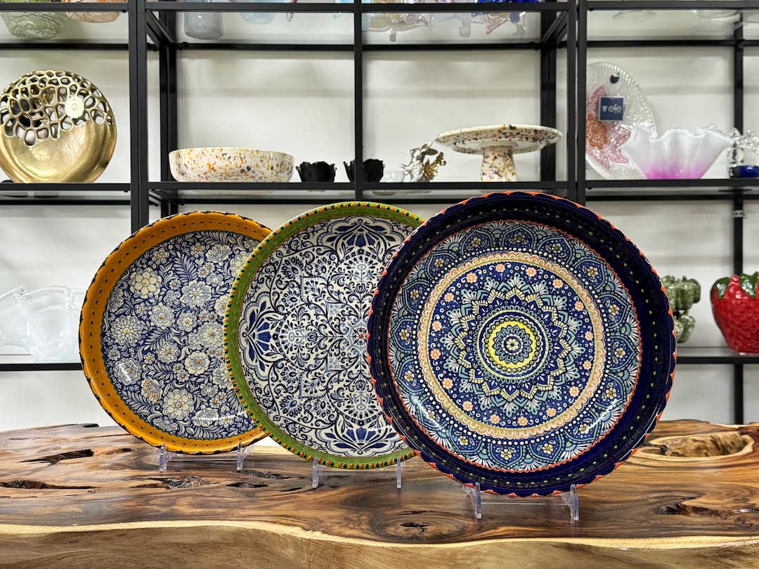 Bowl / Hand-painted Bowl / Ceramic Salad Bowl / Handmade in Spain ...