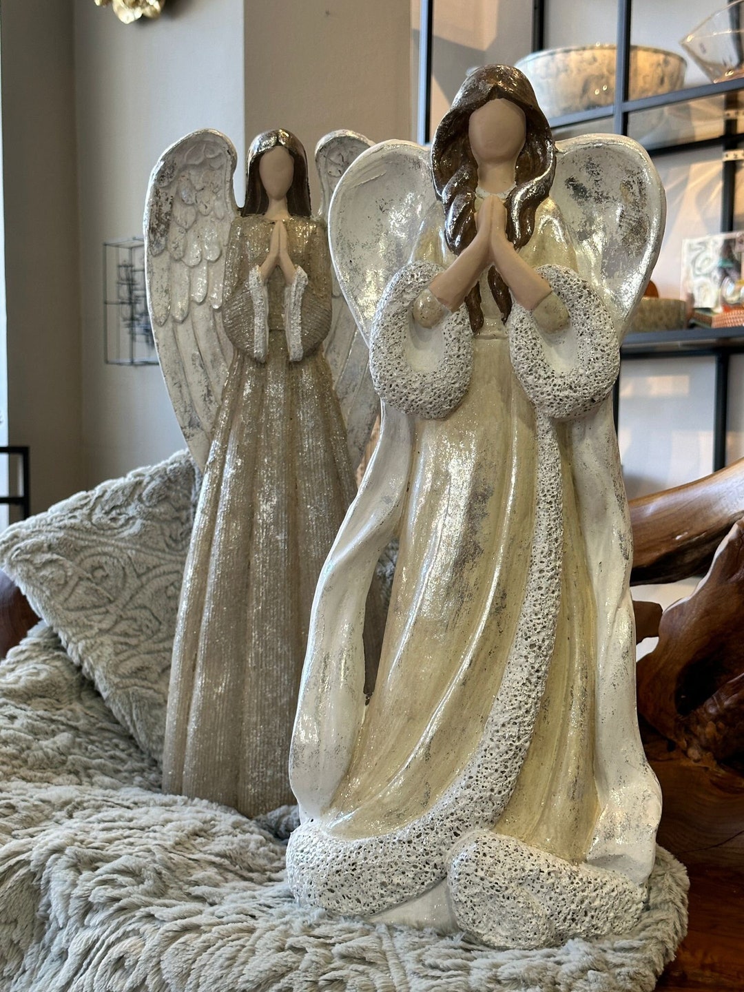 Angel / Christmas Decoration Angel / Statue / Home Decor / Etsy