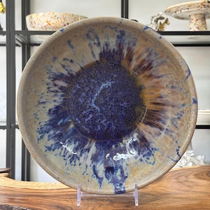 Bowl / salad bowl blue / bowl / fruit bowl / handmade ceramic / table decoration / ceramic tableware / kitchen decoration / gift