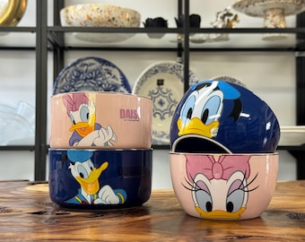 ミッキー＆ミニー ディズニー セラミックボウル 2個セット - Etsy 日本