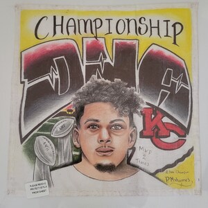 Prison Art * Patrick Mahomes Kansas City Chiefs Quarterback