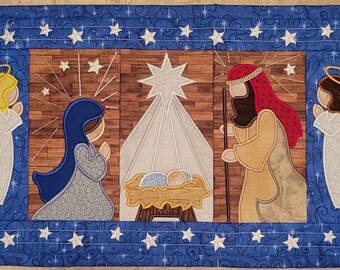 Christmas Nativity Table runner