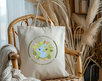 Farmers Market Bag, Earth Day Tote Bag, Reusable Grocery Bag, Fruit Tote Bag, Foldable Tote Bag, College Tote Bag, Cool Tote Bag Naturalist