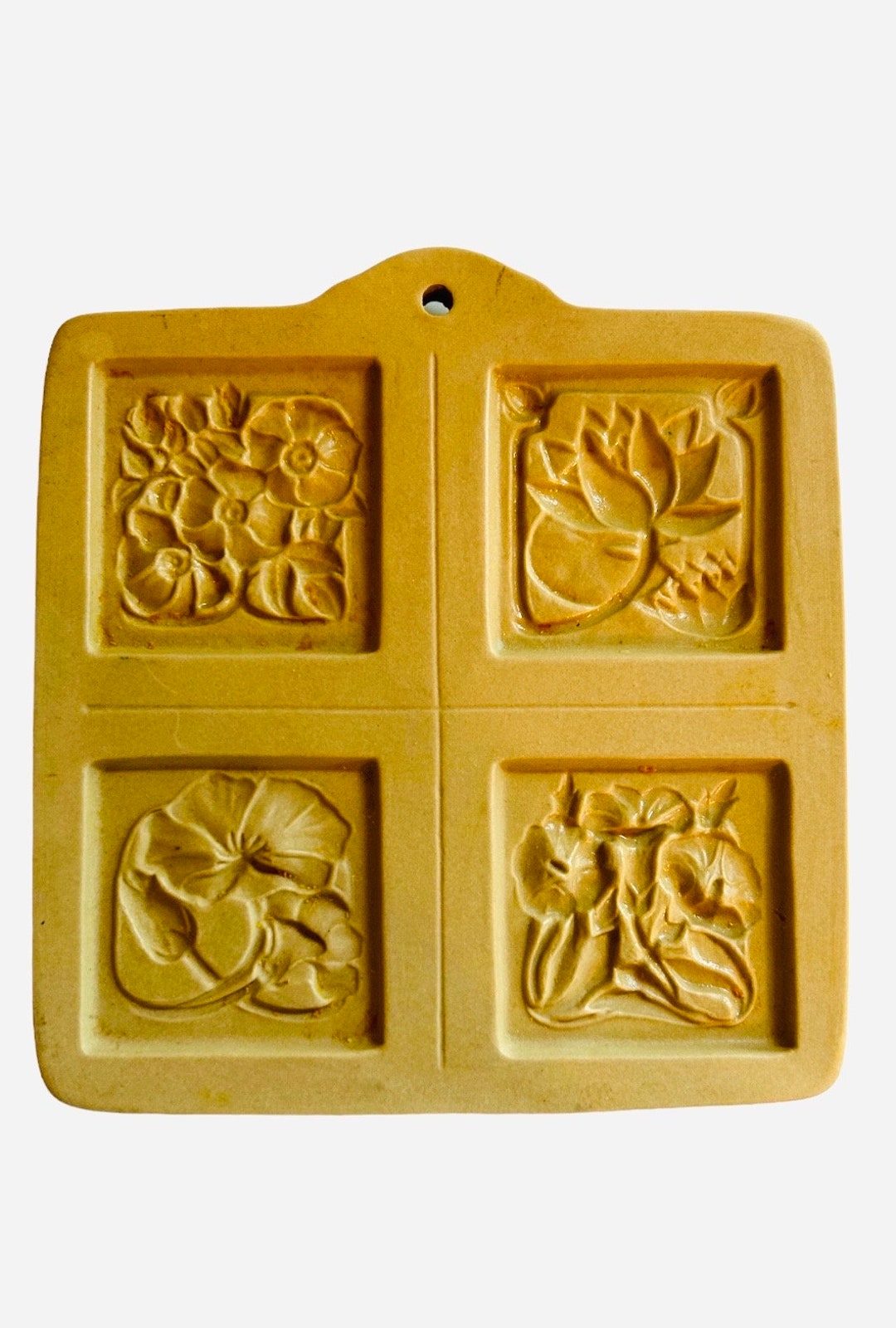 Cookie Press Mold, Floral by Brown Bag Paper Art Etsy