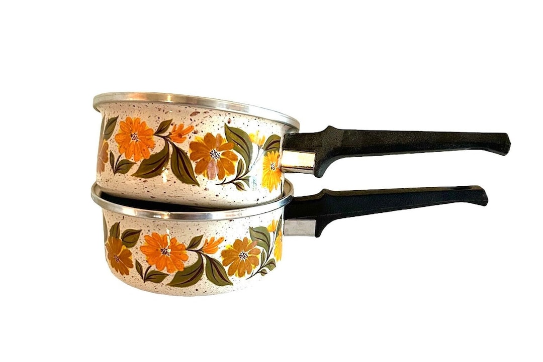 Vintage Pair of Capri Saucepans From Spain Etsy