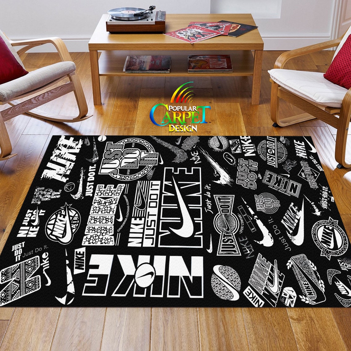Nike Rug 416 Nike Sneaker Rug Woven Rug Area Rug Art Rug Etsy