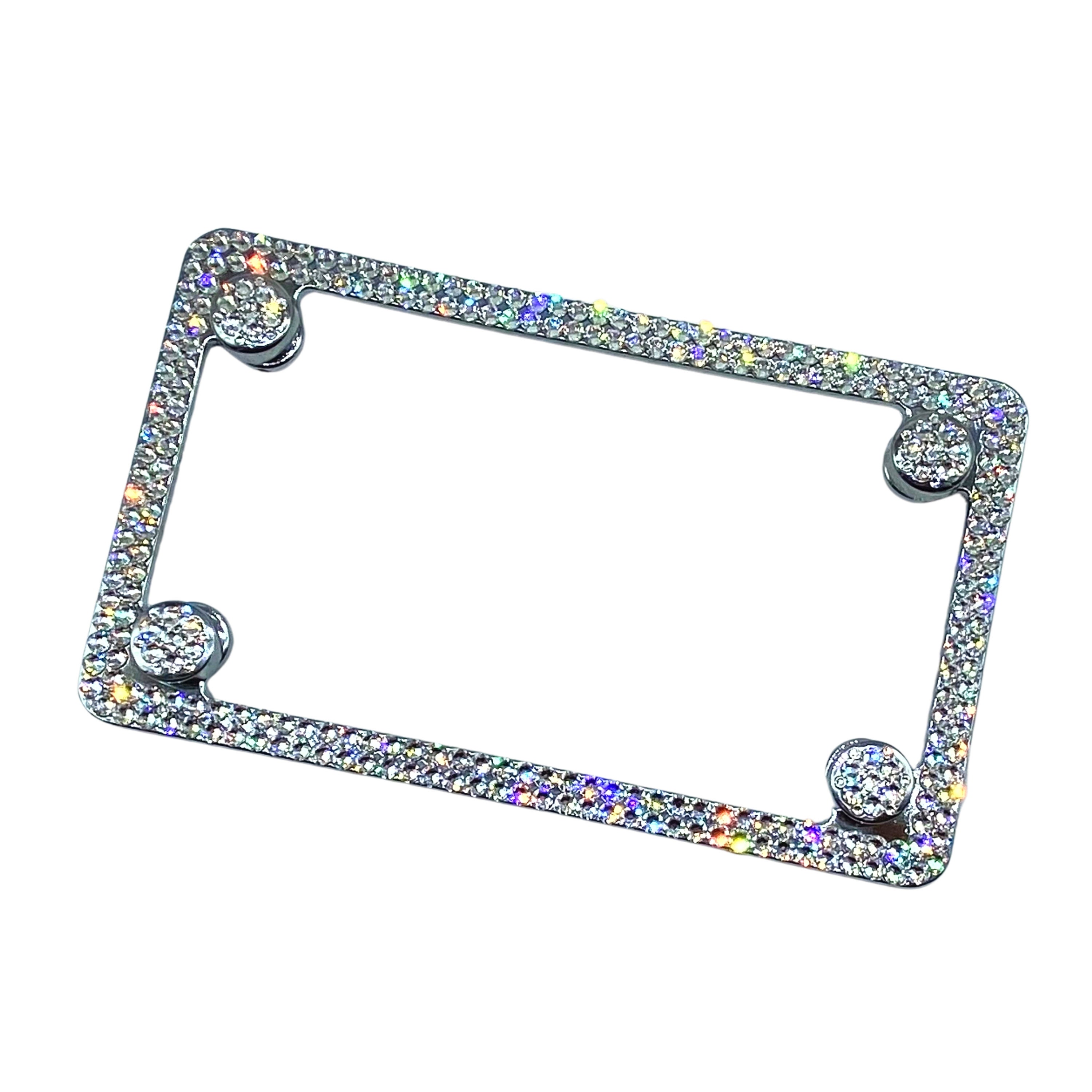 Crystal Bling License Plate Frame 6 Row