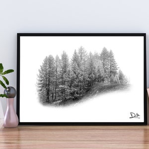Black and White Tree Printable, Artwork Printable, Poster Printable ...