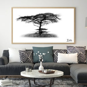 Black and White Tree Printable, Artwork Printable, Poster Printable ...