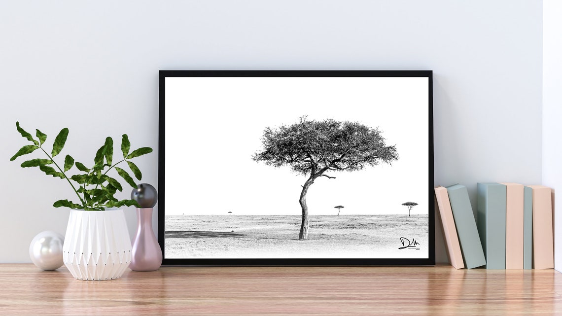 Black and White Tree Printable, Artwork Printable, Poster Printable ...