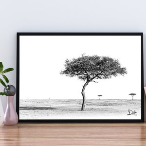 Black and White Tree Printable, Artwork Printable, Poster Printable ...