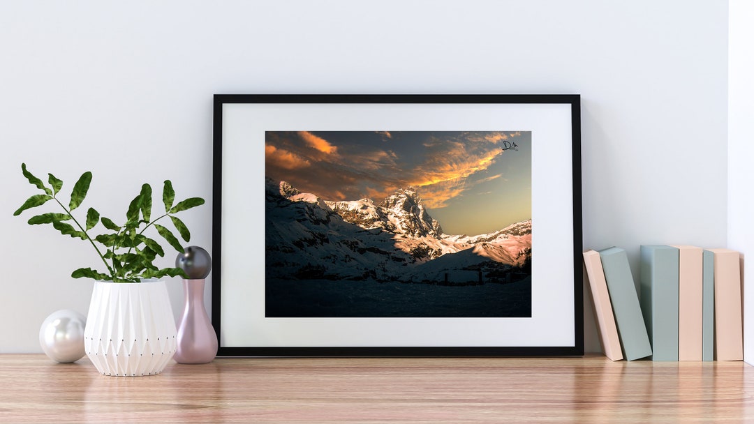Mountain Printable Matterhorn Printable Wall Art Photography - Etsy