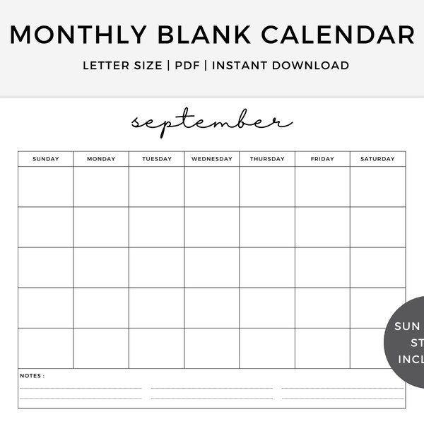 Desk Calendar - Etsy