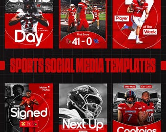 Socialmedia-sjablonen Sport | Photoshop