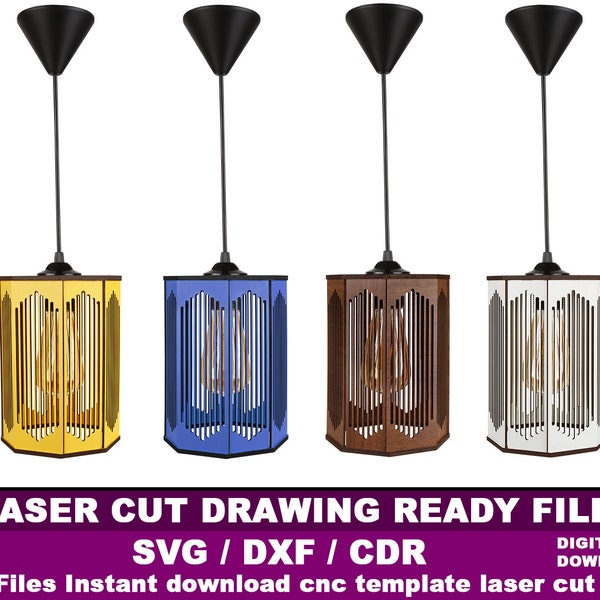 Chandelier laser cut drawing | lamp vector | Lighting drawing design | SVG | DXF | CDR