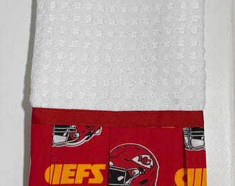 Kansas City Chiefs kitchen hand towel