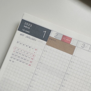 Adesivos mensais Hobonichi Cousin - Adesivos de destaque semanal, adesivos de destaque Hobonichi, adesivo funcional, adesivos transparentes foscos