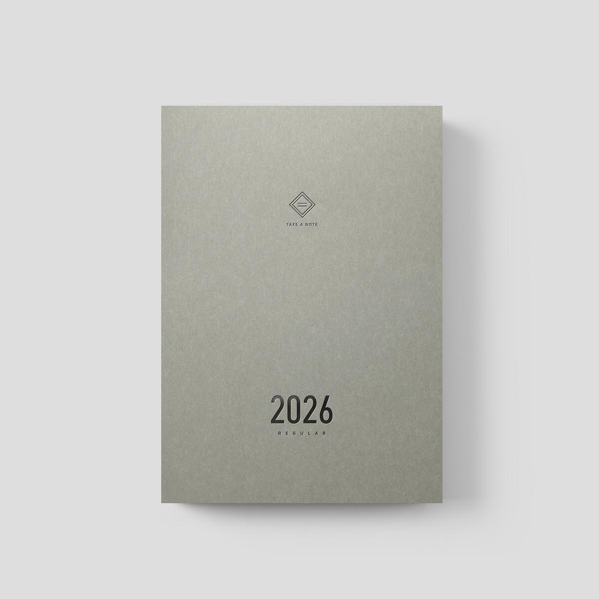 2026 Take A Note A5 English Version - Regular Planner With Monthly