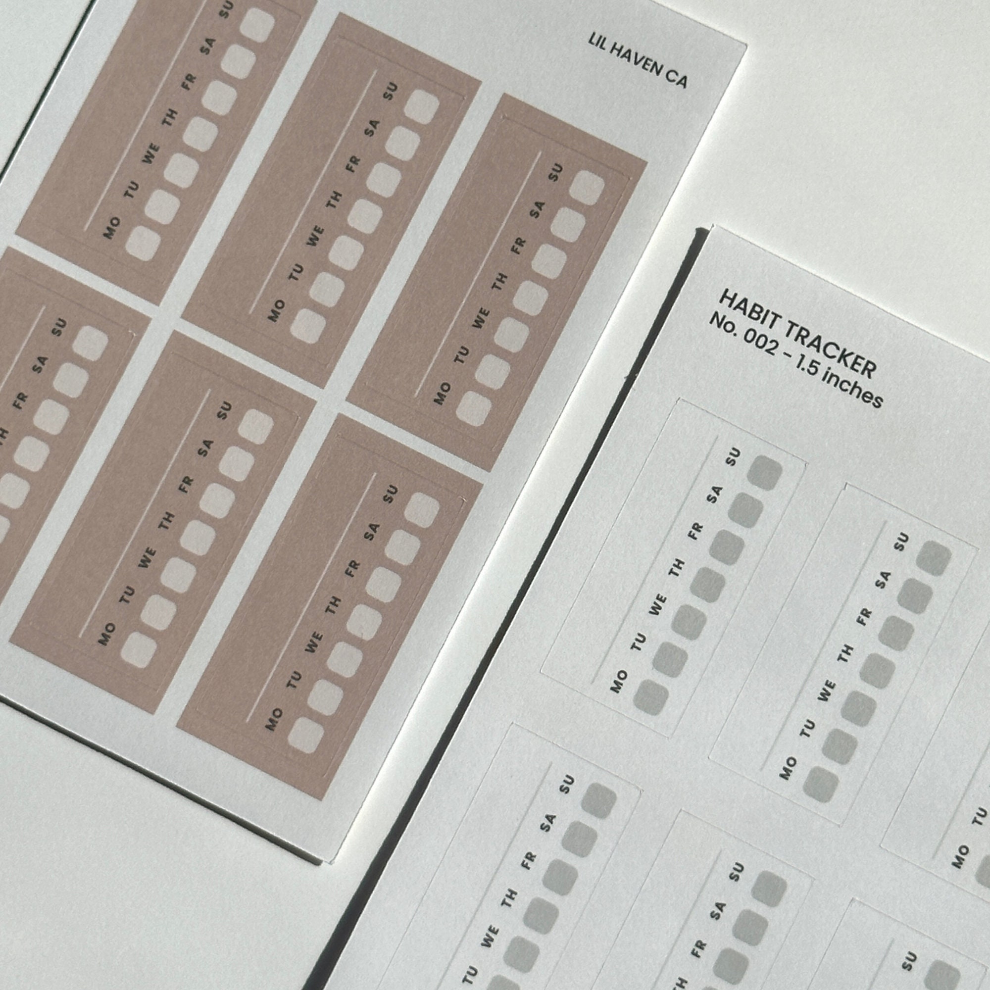 HABIT TRACKER, Weekly Tracker Planner Sticker Sheet, Habit Tracker ...