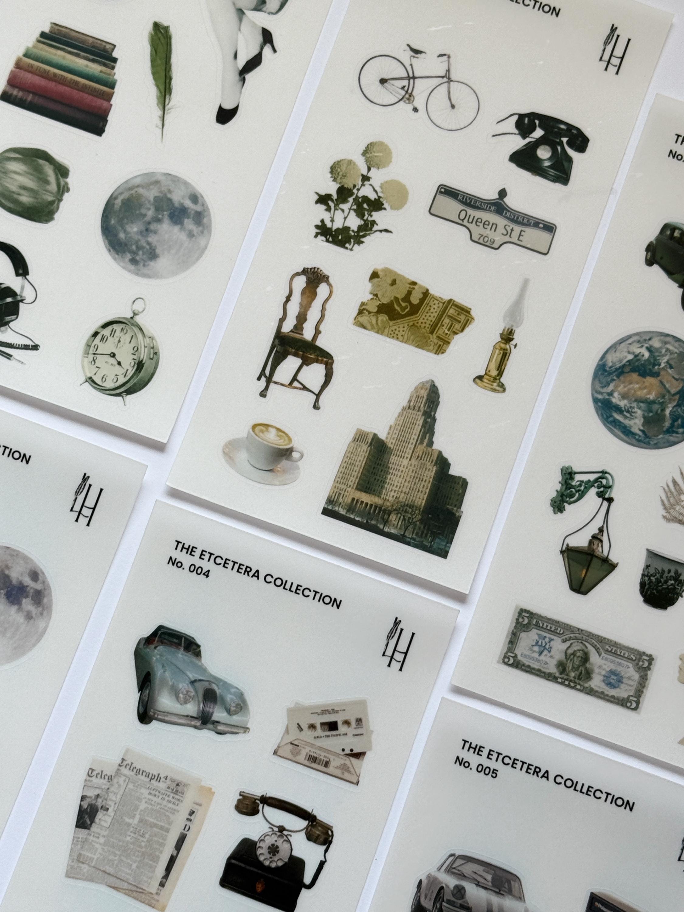 Vintage Collage Sticker Sheet – Junk Journal, Scrapbooking, Planner ...