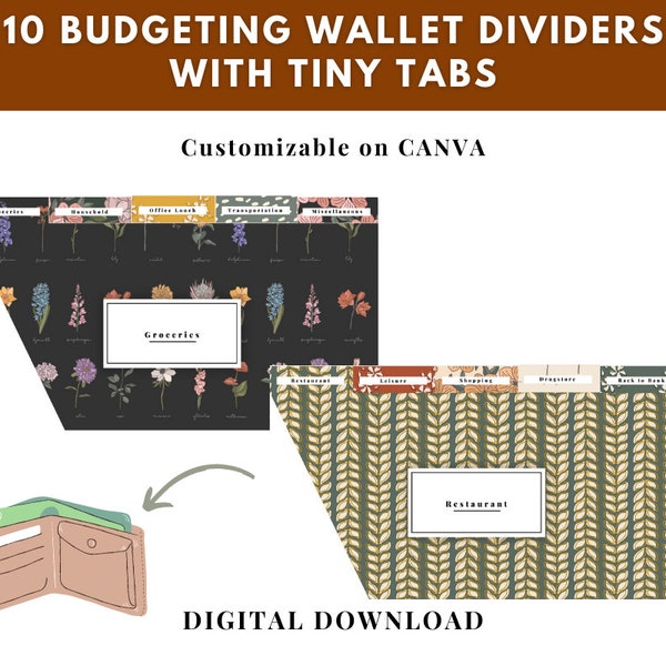 Cash Stuffing Envelope Template Etsy