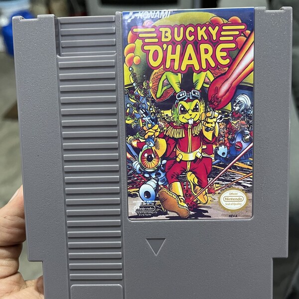 Bucky O'Hare Game Cart for Nintendo NES FC 8 Bit NTSC Usa Console Cartridge