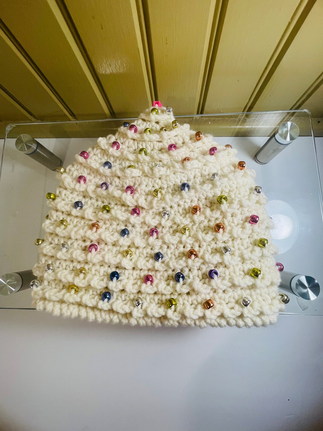 Crochet Christmas Tree Beanies Etsy