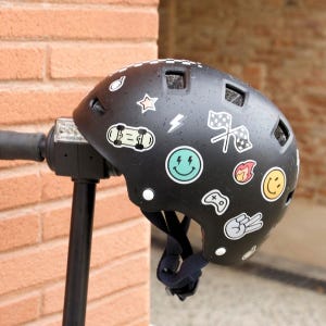 Reflektierende Aufkleber für Fahrräder, Helme und Roller