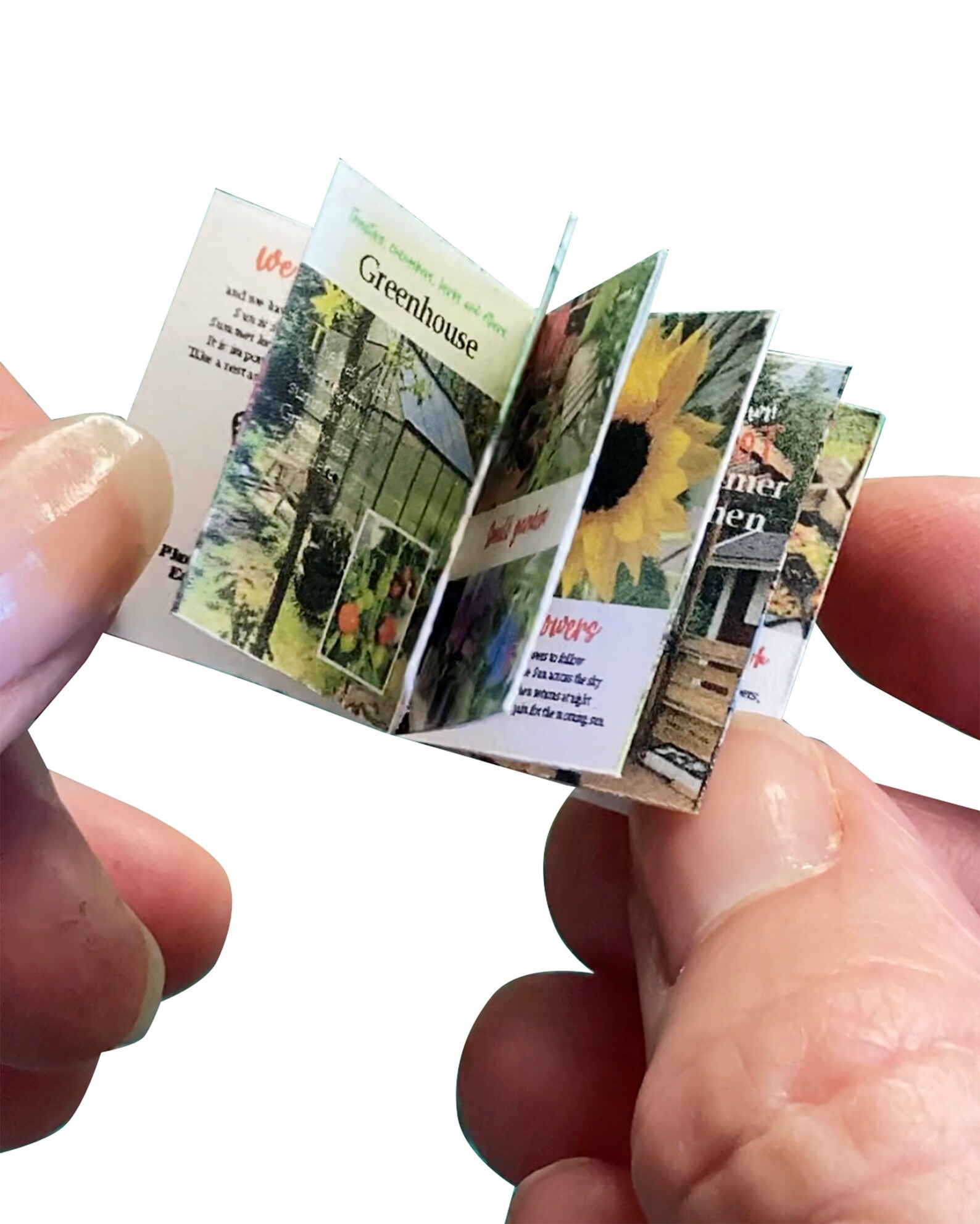 Printable pdf Miniature Garden Magazine for Dollhouse, Miniature 112