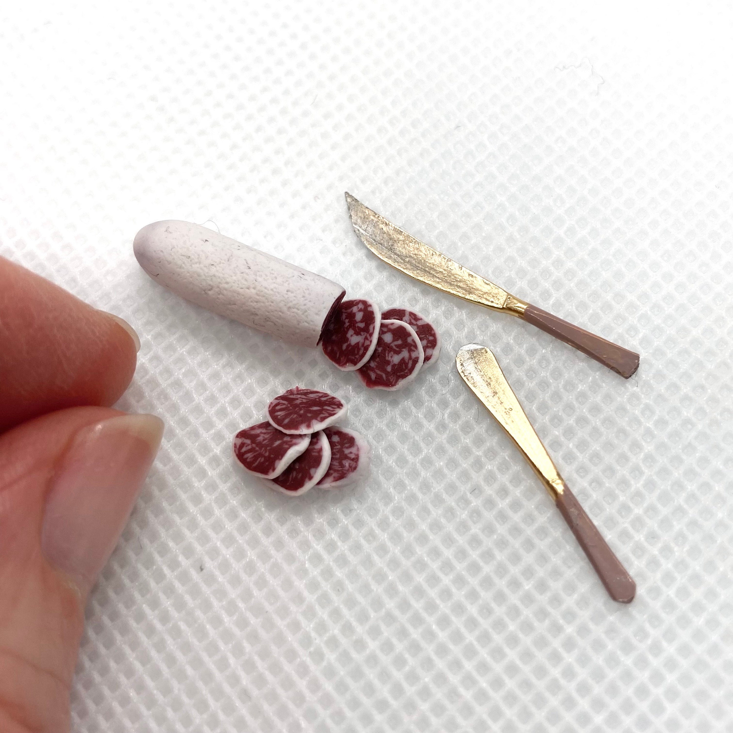 Miniature Knives for Dollhouse Kitchen, Vintage Miniature Knives