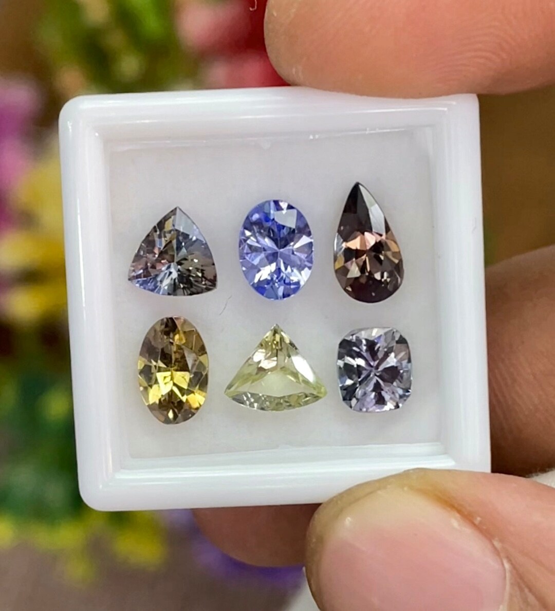 Colorfull Tanzanite Zoisite Set 4.79 Cts Mix Shape Tanzanite Natural ...