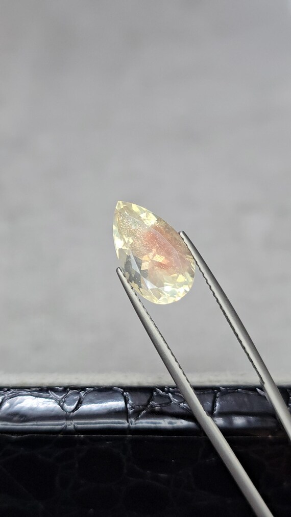 アメリカ産天然アンデシンオレゴンサンストーン、最高品質、13.5 x 8