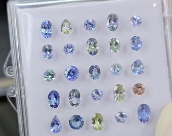 Natural Tanzanite Lot in Wholesale  . Rare Selective pieces all . Weight-10.15 Cts, 25 Pices , Zoisite tanzanite #S6