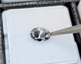 Natural Unheated Tanzanite Oval Cut Faceted Loose Gemstone , Weight - 1.30 Cts , Size - 8x5.7 mm , Zoisite Tanzanite (Loupe Clean) #B13.38