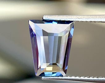 Unique Color Natural Unheated Tanzanite Fancy Cut Faceted Loose Gemstone Weight-2.12 Cts, Size 10x8.5 mm, (Loupe Clean) #B11.34