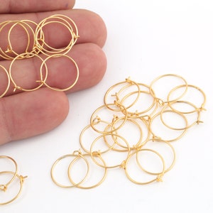 French Wire Hoops 