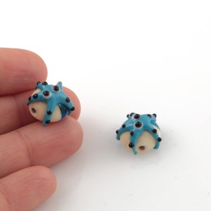 Hand Made Murano Glass Sea Star Beads, Murano Animal Beads, Glass Sea Star Beads, Sea Star Bracelet Beads, 14x15mm, 1 Pcs, MR-6