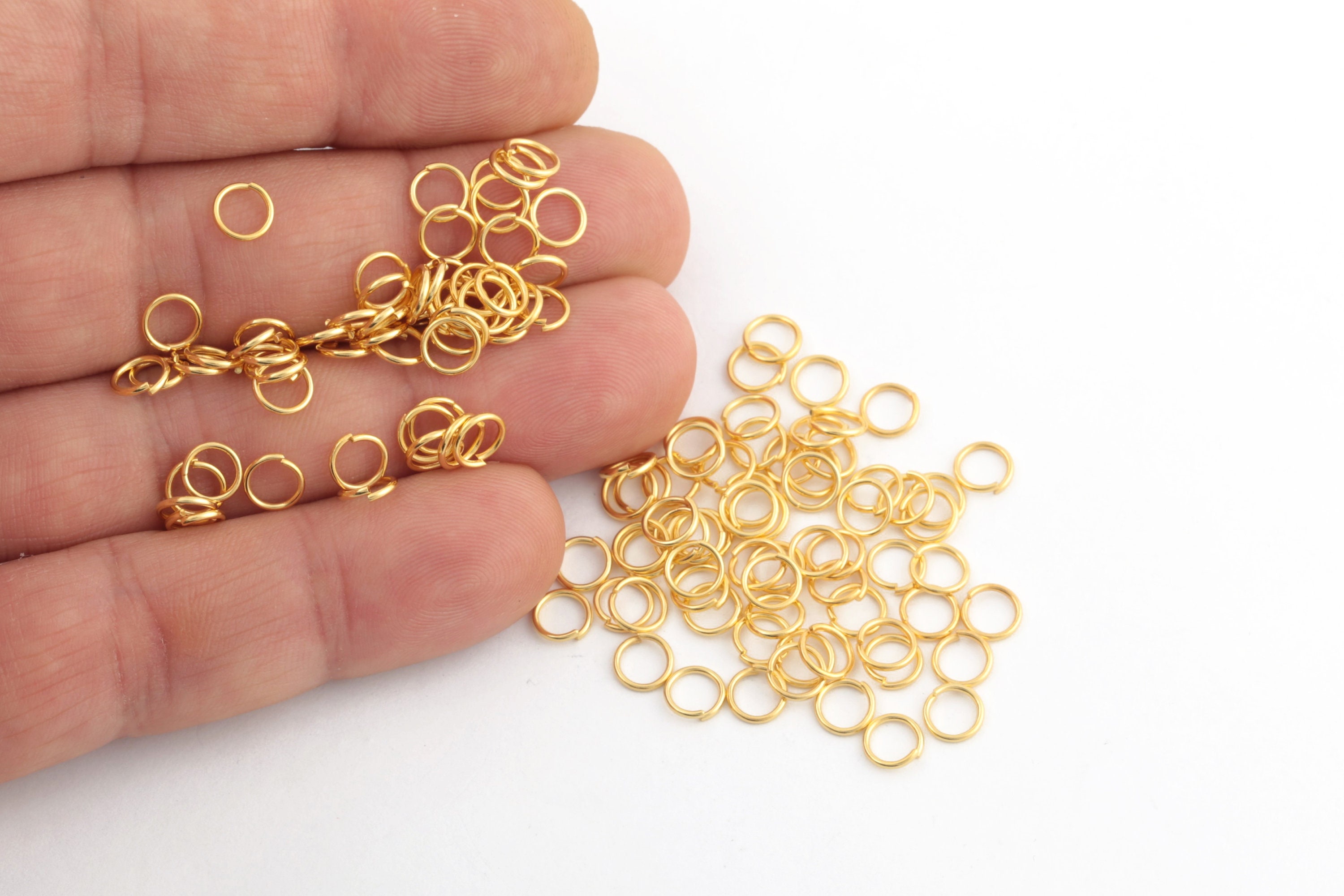 Gold Jump Rings for Jewelry Making, Paxcoo 1500Pcs Necklace