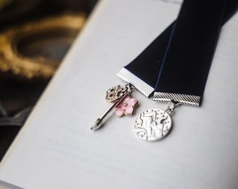 Archeron Sisters Velvet Bookmark: ACOTAR Inspired Bookish Charm Accessory