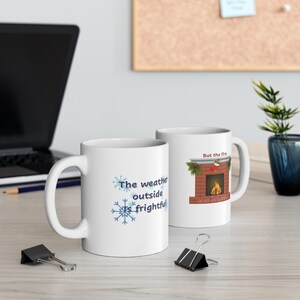 Christmas Coffee Mug, Holiday gift, Winter Season, Christmas, Coffee and Tea Lovers, Hot Chocolate Drinkers, Gift Ideas