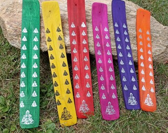 Buddha Räucherstäbchenhalter Meditationsfarben, spirituelle Rituale