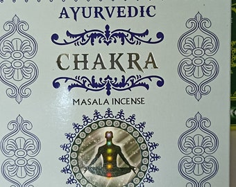 Bâtons Encens Ayurvédic Chakra, Encens Ayurveda