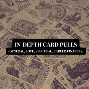 in-depth card pulls | tarot reading