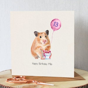 Hamster Card - Etsy