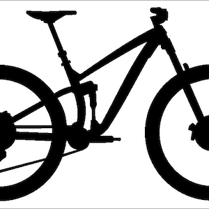 Graphique VTT tout suspendu